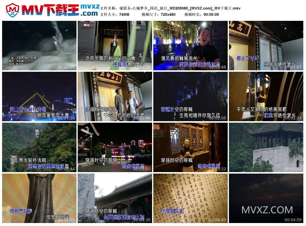 谢震东-古城梦乡_国语_流行_MD205080